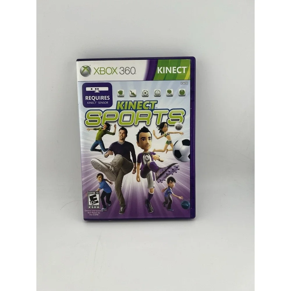 Kinect Sports Xbox 360 Microsoft Game Studios Rare CIB with Manual 2010 NTSC